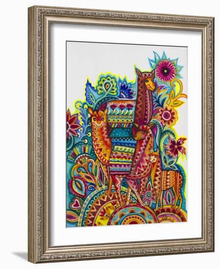 Alpaca From Mexico-Oxana Zaika-Framed Giclee Print