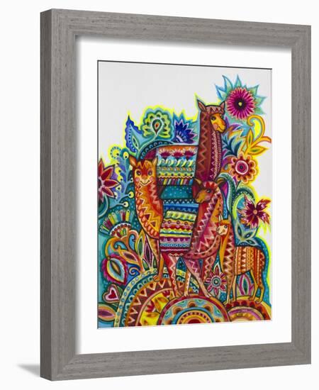 Alpaca From Mexico-Oxana Zaika-Framed Giclee Print