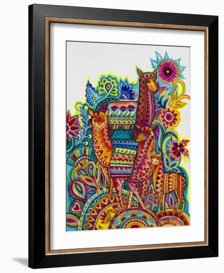 Alpaca From Mexico-Oxana Zaika-Framed Giclee Print