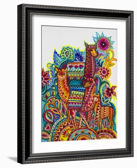 Alpaca From Mexico-Oxana Zaika-Framed Giclee Print