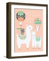 Alpaca Party You are so Loved-Heather Rosas-Framed Art Print