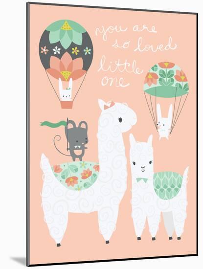 Alpaca Party You are so Loved-Heather Rosas-Mounted Art Print