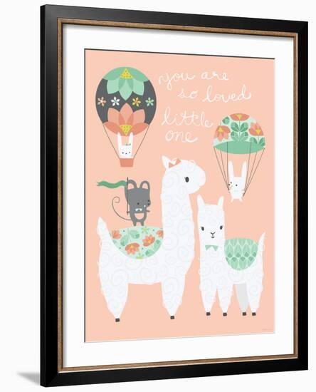 Alpaca Party You are so Loved-Heather Rosas-Framed Art Print