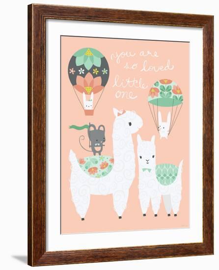 Alpaca Party You are so Loved-Heather Rosas-Framed Art Print