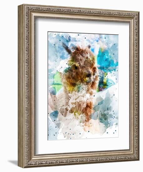 Alpaca-Chamira Young-Framed Premium Giclee Print