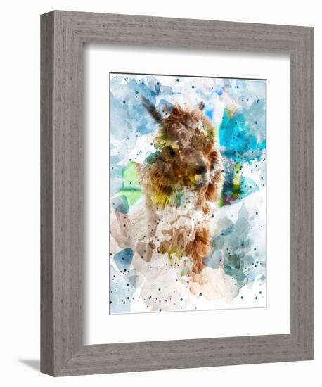 Alpaca-Chamira Young-Framed Premium Giclee Print