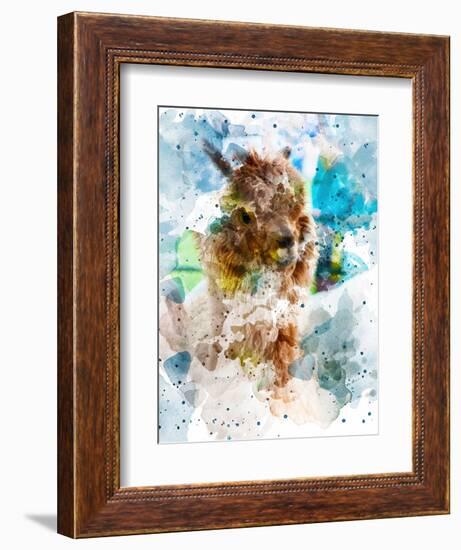Alpaca-Chamira Young-Framed Premium Giclee Print