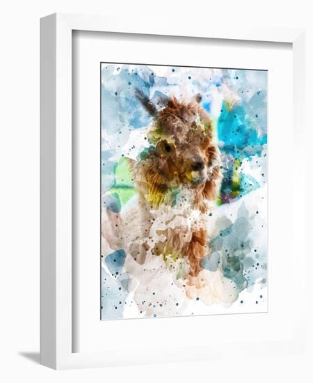 Alpaca-Chamira Young-Framed Premium Giclee Print