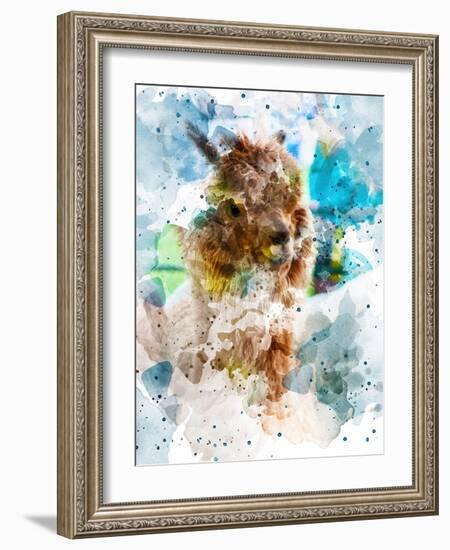 Alpaca-Chamira Young-Framed Art Print