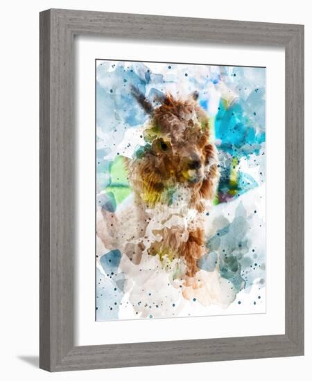 Alpaca-Chamira Young-Framed Art Print