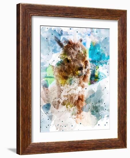 Alpaca-Chamira Young-Framed Art Print