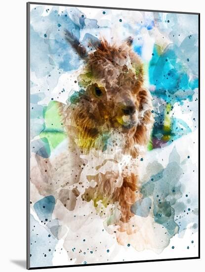 Alpaca-Chamira Young-Mounted Art Print