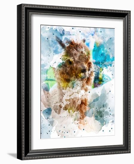 Alpaca-Chamira Young-Framed Art Print