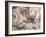 Alpacas on a Mountain Path-John Edwin Noble-Framed Giclee Print