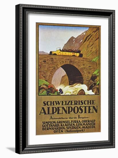 Alpen Posten-null-Framed Giclee Print