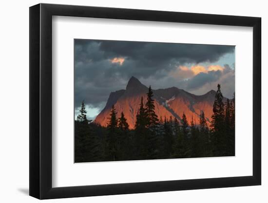 Alpenglow, from Kicking Horse River, British Columbia, Canada-Michel Hersen-Framed Photographic Print