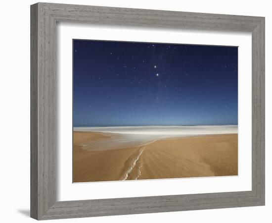 Alpha and Beta Centauri Seen from the Beach in Miramar, Argentina-Stocktrek Images-Framed Photographic Print
