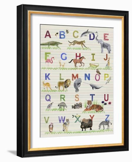 Alphabet Animals-Alicia Ludwig-Framed Art Print