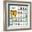 Alphabet Cards-upstudio-Framed Art Print