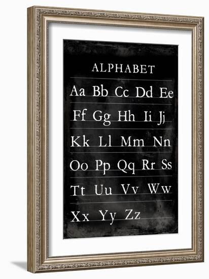 Alphabet Chart-Vision Studio-Framed Art Print