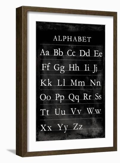 Alphabet Chart-Vision Studio-Framed Art Print