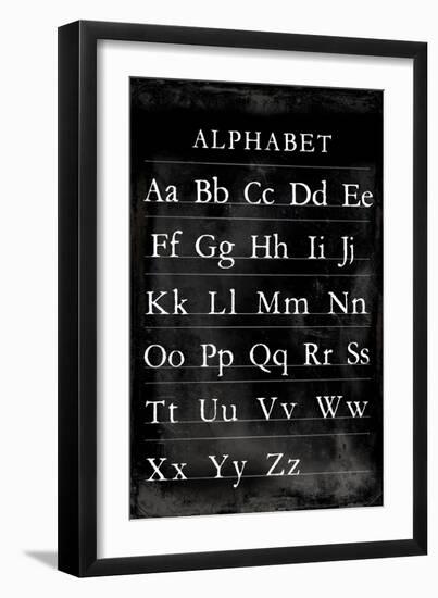 Alphabet Chart-Vision Studio-Framed Art Print