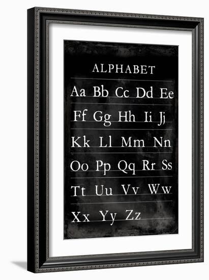 Alphabet Chart-Vision Studio-Framed Art Print