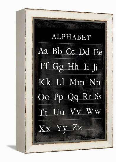 Alphabet Chart-Vision Studio-Framed Stretched Canvas