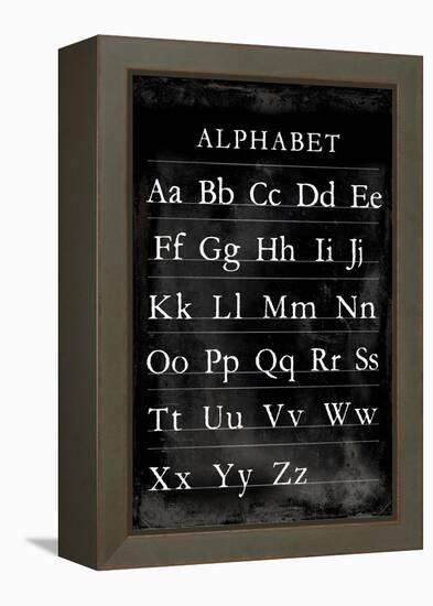 Alphabet Chart-Vision Studio-Framed Stretched Canvas