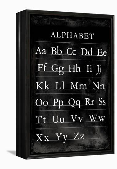 Alphabet Chart-Vision Studio-Framed Stretched Canvas