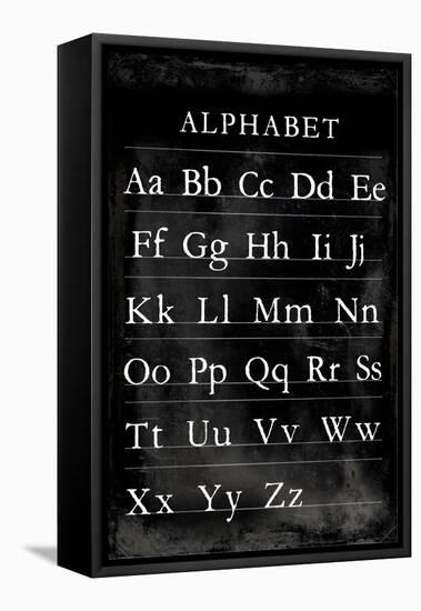 Alphabet Chart-Vision Studio-Framed Stretched Canvas