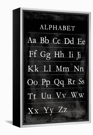 Alphabet Chart-Vision Studio-Framed Stretched Canvas
