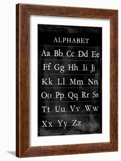 Alphabet Chart-Vision Studio-Framed Premium Giclee Print