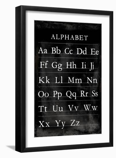 Alphabet Chart-Vision Studio-Framed Premium Giclee Print