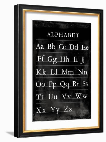 Alphabet Chart-Vision Studio-Framed Premium Giclee Print
