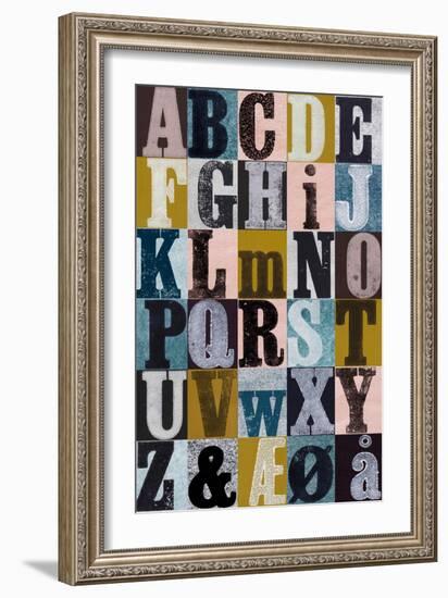 Alphabet Color-Pernille Folcarelli-Framed Art Print