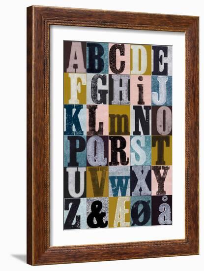 Alphabet Color-Pernille Folcarelli-Framed Art Print