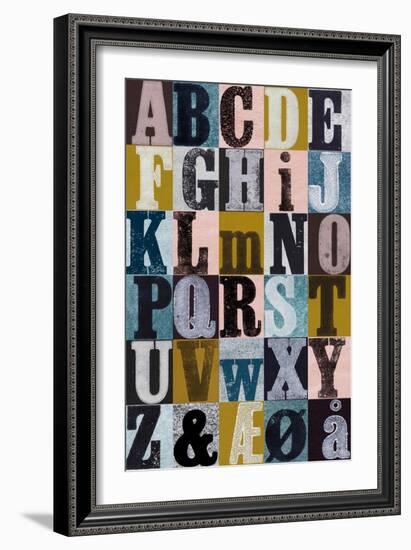 Alphabet Color-Pernille Folcarelli-Framed Art Print