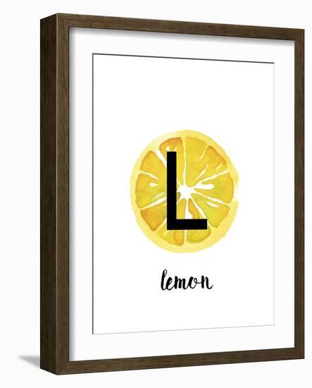 Alphabet Lemon-Kristine Hegre-Framed Giclee Print