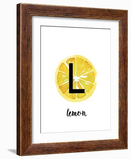 Alphabet Lemon-Kristine Hegre-Framed Giclee Print