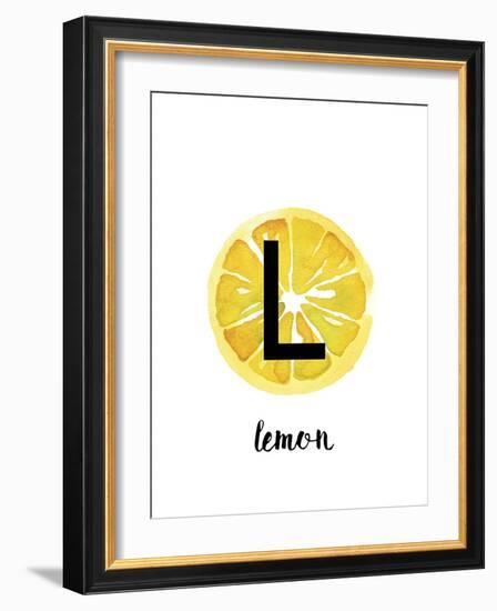 Alphabet Lemon-Kristine Hegre-Framed Giclee Print