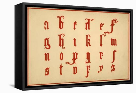 Alphabet, letters a-z, lower case-Unknown-Framed Premier Image Canvas