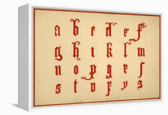 Alphabet, letters a-z, lower case-Unknown-Framed Premier Image Canvas