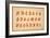 Alphabet, letters A-Z, upper case-Unknown-Framed Giclee Print