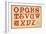 Alphabet, letters O-Z, upper case-Unknown-Framed Giclee Print