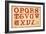 Alphabet, letters O-Z, upper case-Unknown-Framed Giclee Print