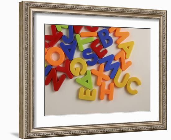 Alphabet Magnets-null-Framed Photographic Print