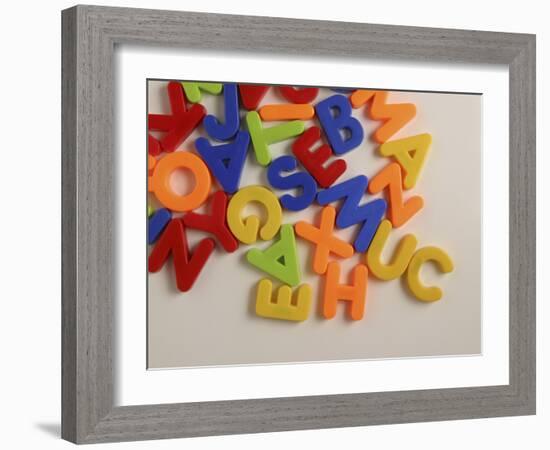 Alphabet Magnets-null-Framed Photographic Print