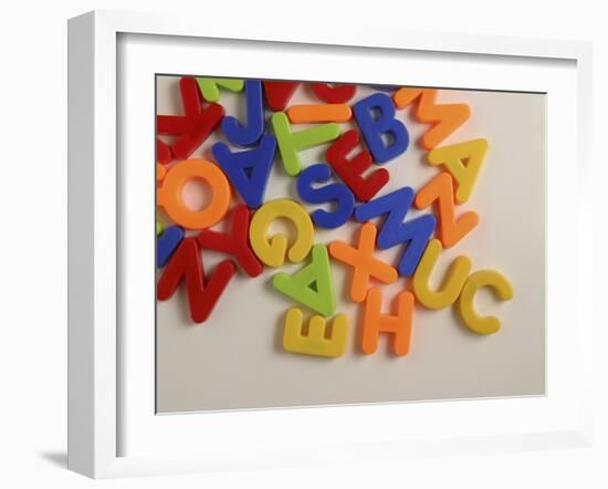Alphabet Magnets-null-Framed Photographic Print