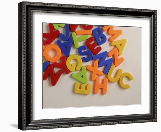 Alphabet Magnets-null-Framed Photographic Print